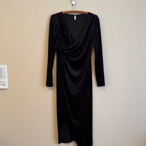 Black Velvet Holiday Dress size M